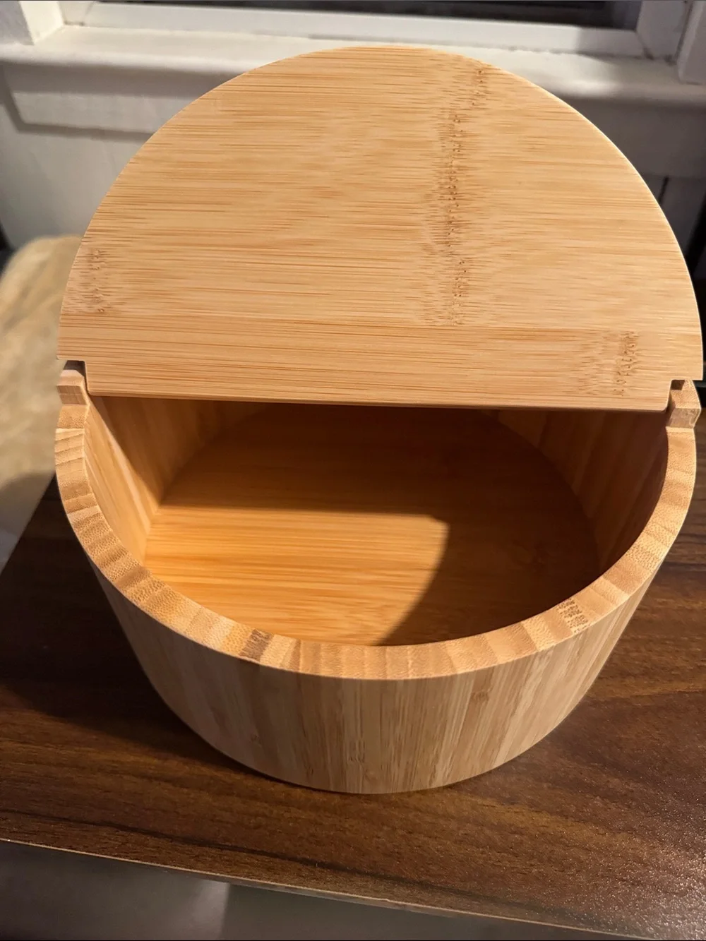 Target Brightroom Bamboo Round Vanity Organizer Storage Box